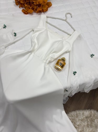 فستان باربي اكمام جورجيت