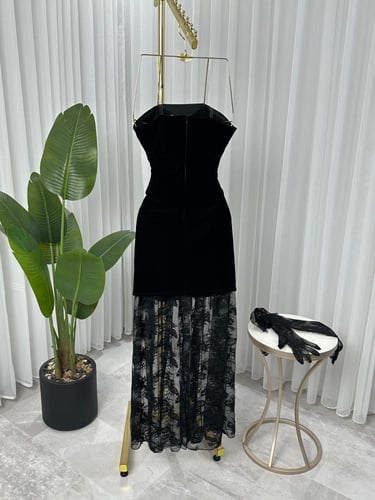 فستان باربي تطريز