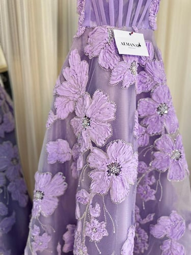 فستان سهره موف كلفه ورود بالخرز