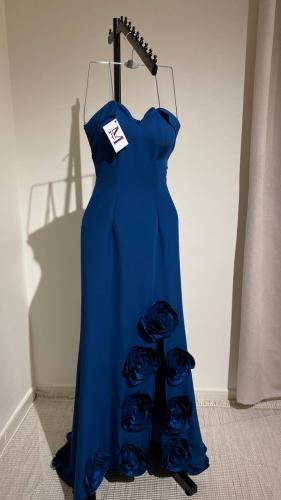 فستان كريب باربي كحلي