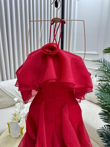 فستان قماش جازار