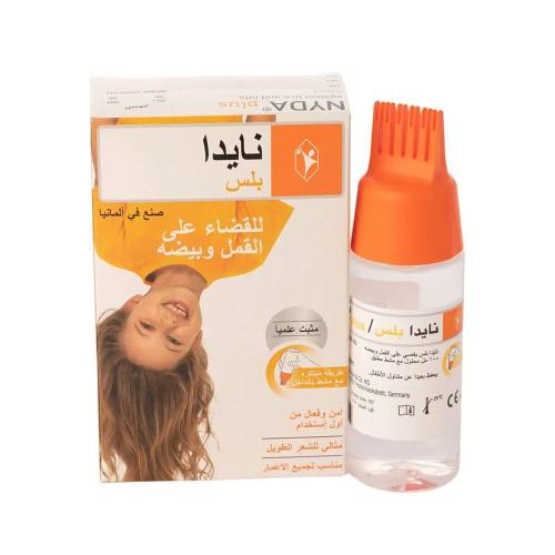 نايدا بلس محلول للقضاء على القمل وبيضه - 100 مل