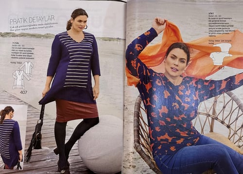 مجلة بوردا ستايل للمقاسات الكبيرة