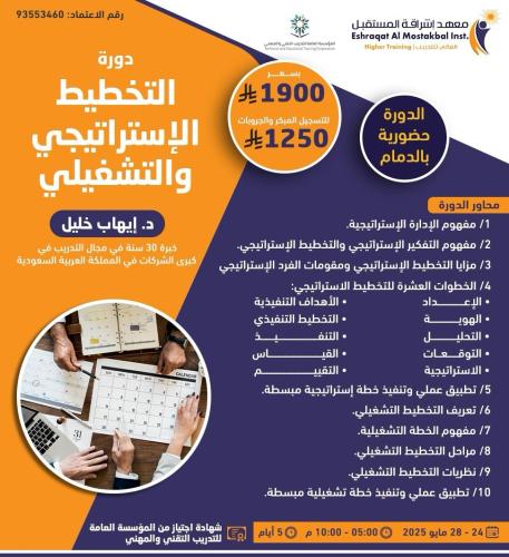 التخطيط الاسترتيجي والتشغيلي