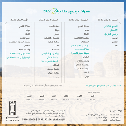 رحلة إطلاق النوايا 2 - العلا 2022