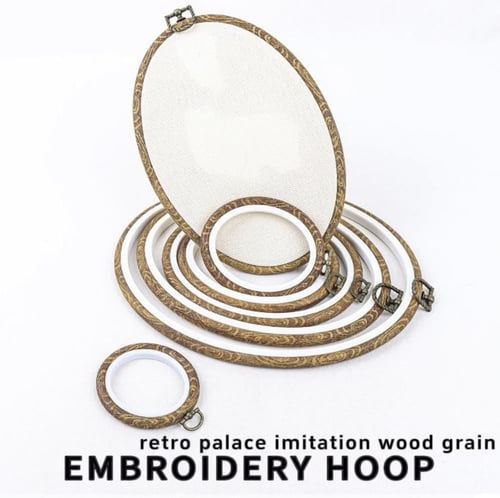 طارات تطريز سيلكون بيضاوية - 5 مقاسات