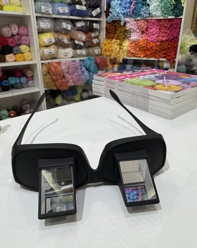 النظارة العجيبة - راحة تامة اثناء الحياكة وحتى الق...