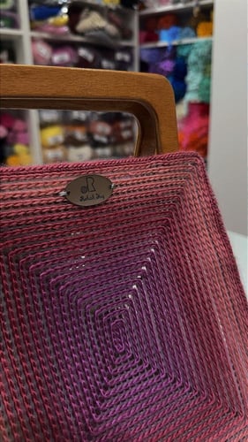 بوكس شنطة الكنفا بغرزة السلسلة