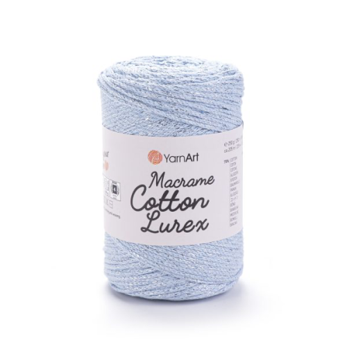 مكرمية قطن لوريكس - لمعة 729 Macrame Cotton Lurex