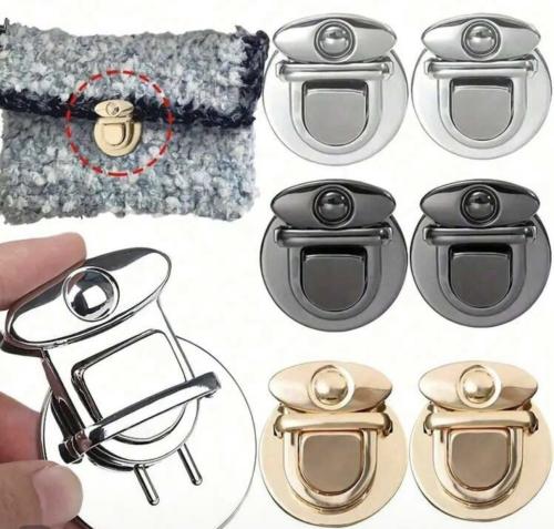 اقفال حقائب – مشبك معدني أنيق للاستبدال - قطعة وحد...