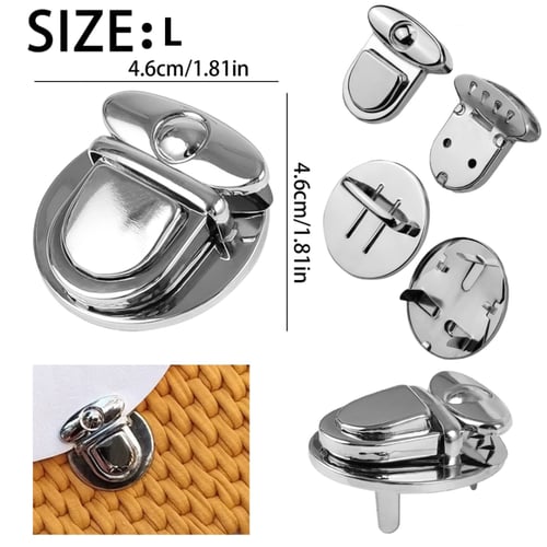 اقفال حقائب – مشبك معدني أنيق للاستبدال - قطعة وحد...