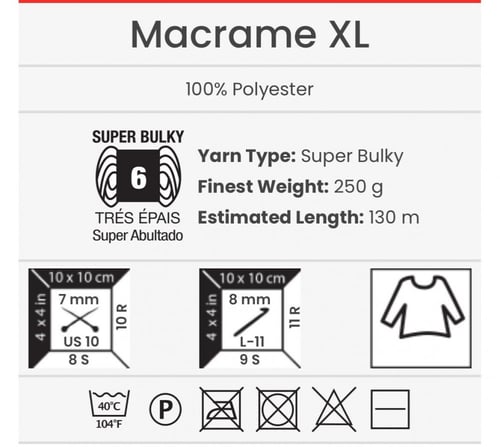 مكرمية 147 Mecrame XL