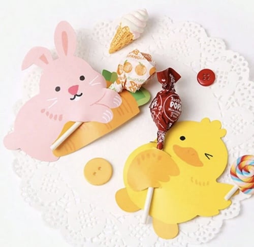 توزيعات حلاوة مصاص على شكل ارنب "10 حبات"