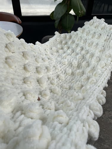 بطانية الكور الكبيرة 90*150 بخيوط بوفي