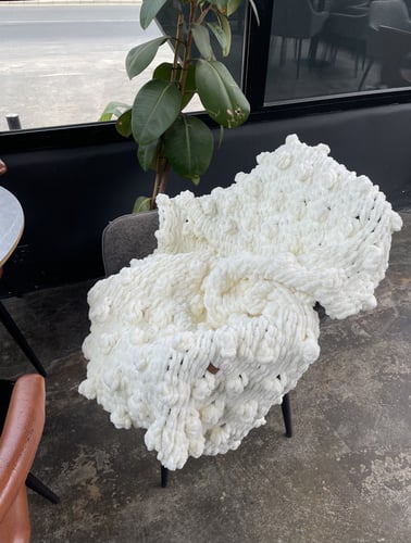 بطانية الكور الكبيرة 90*150 بخيوط بوفي