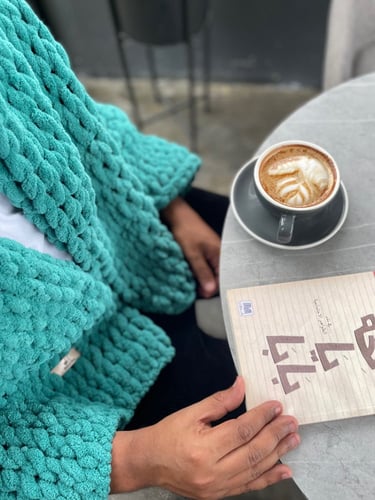 بطانية 80*140 بخيوط بوفي