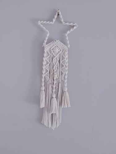 حلقة معدنية على شكل نجمة لاعمال المكرمية