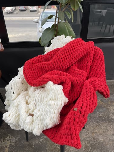 بطانية الكور الكبيرة 90*150 بخيوط بوفي