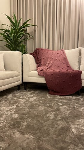 بطانية كور الباتيك مقاس 100*230 بخيوط بوفي