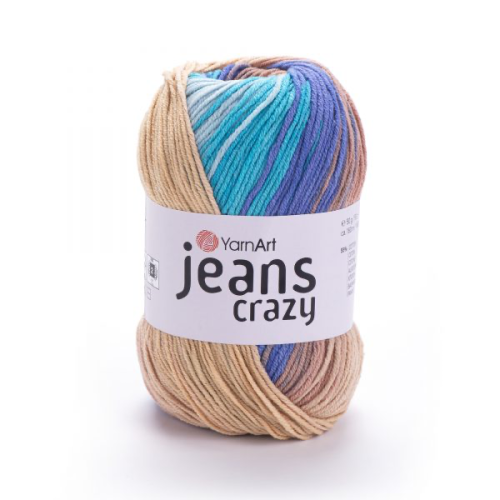 جينز كريزي 8207 YarnArt Jeans Crazy