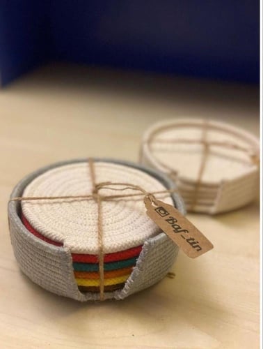 حبال التريس لون أسود لخياطة السلال والقواعد