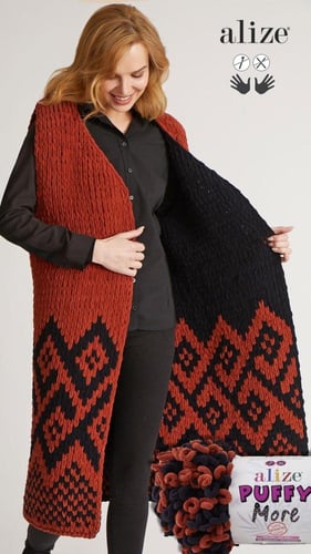 اليزا بوفي مور 6285 alize puffy more