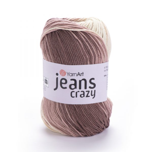 جينز كريزي 8201 YarnArt Jeans Crazy