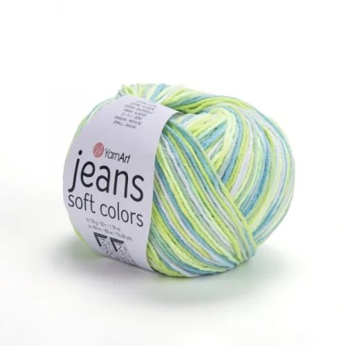 YarnArt Jeans Soft Colors 6211 Colored Jeans