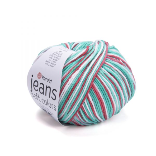 YarnArt Jeans Soft Colors 6215 Colored Jeans