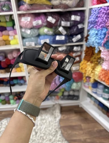 النظارة العجيبة - راحة تامة اثناء الحياكة وحتى الق...