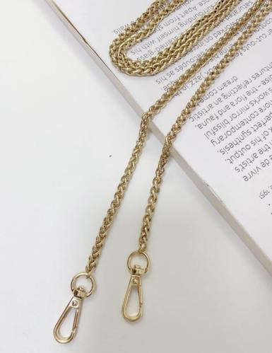 حزام كتف معدني – 118 سم | فضي – ذهبي – أسود