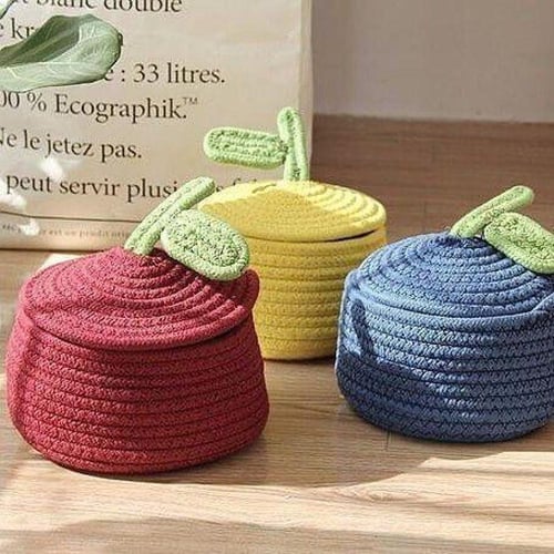 حبال التريس لون سكري لخياطة السلال والقواعد