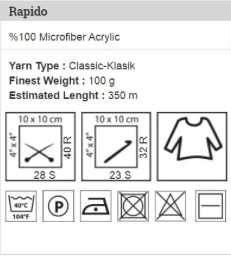 يارن ارت رابيدو 698