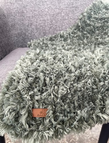 رمية كنب بخيوط البوفي فور 85*50