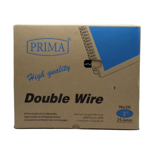 سلك مزدوج رقم 16 ابيض كورى 25.4مل- بريما