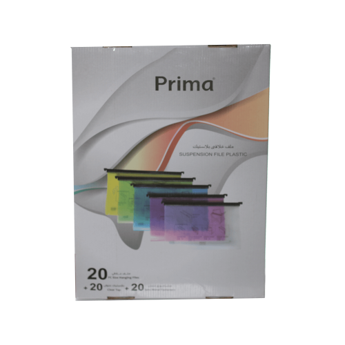 ملف علاقي بلاستيك أحمر