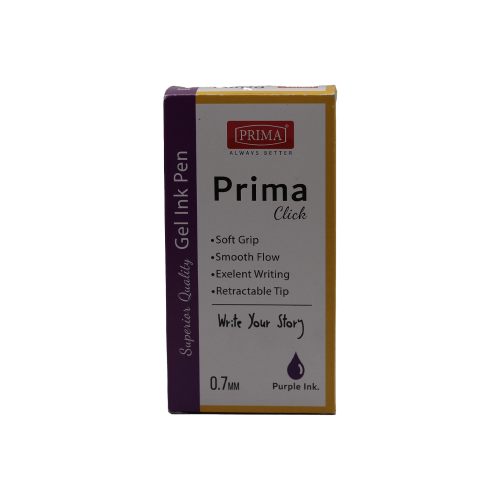 قلم جل ضغاط بنفسجى بريما PR-1766