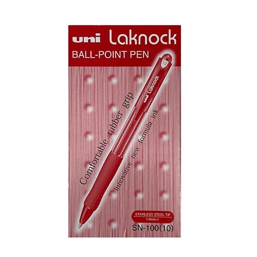 قلم يوني لاكنوك SN100، 1.0 لون احمر
