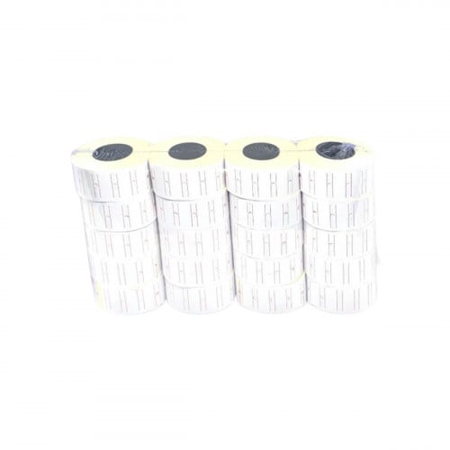 رول تسعير 21x12mm ابيض بريما