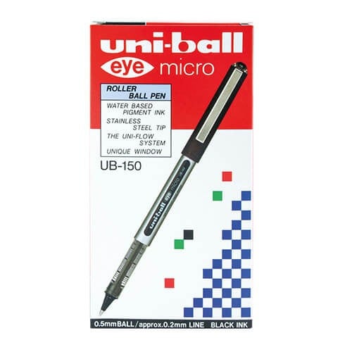 قلم حبر سائل ماركة يونيبول اسود 0.5ملم Uni-ball