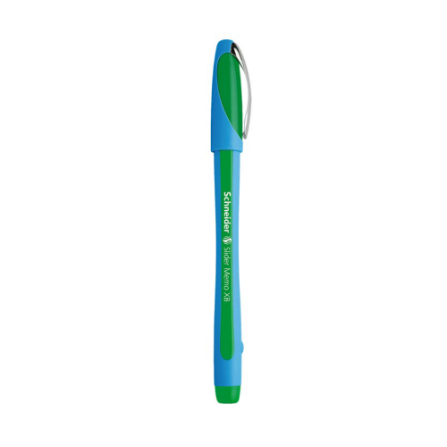 Schneider Ballpoint Slider Memo Tip XB Green Bx/10...
