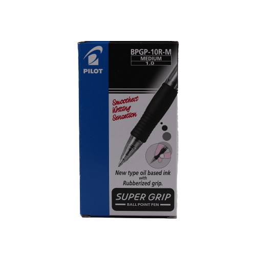 BPGP-10R-M-BK قلم ناشف بايلوت ضغاط اسود