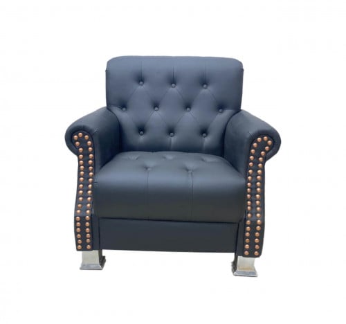 كنب جلد مفرد فاخر