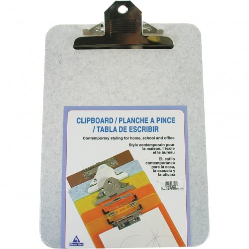 ‎‎سنادة ورق بمشبك عادية‎ رصاصيه