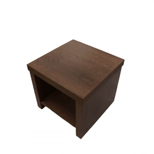 طاولة شاي مقاس 60*60 سم لون بني