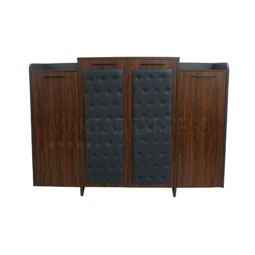 طقم مكتب بني غامق مقاس 240 سم