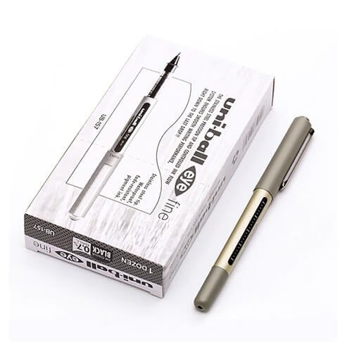 قلم حبر 0.7 ملم يوني بول اسود