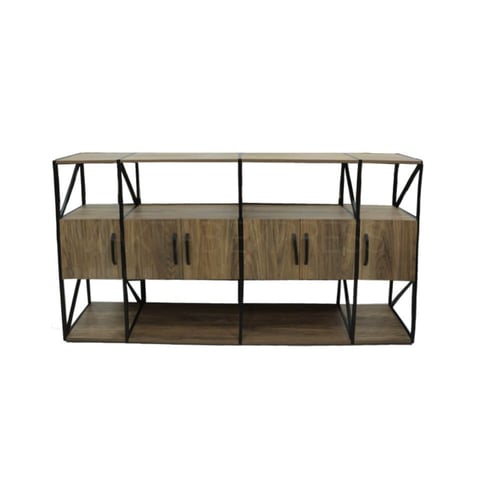 طقم مكتب بني فاتح مقاس 200 سم