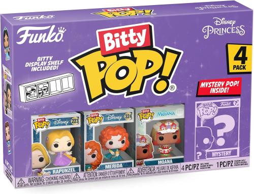 Funko Bitty POP! Disney Princess Rapunzel, Merida,...