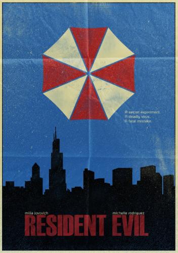 resident evil poster